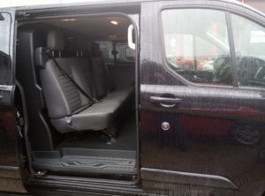 Ford Transit Custom Q Sport Double Cab Interior by Quadrant Vehicles