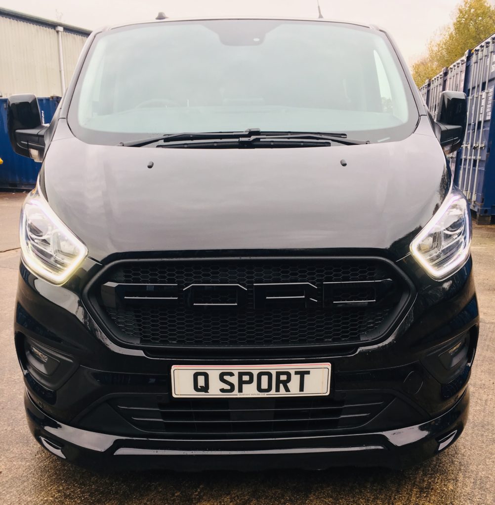 Ford Transit Custom Q Sport with Ford Grille - FRONT - Quadrant Vehicles