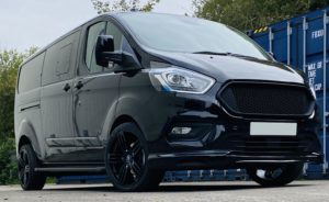 Ford Custom DCIV 185ps Auto Q Sport Black Edition Blank Grille by Quadrant Vehicles