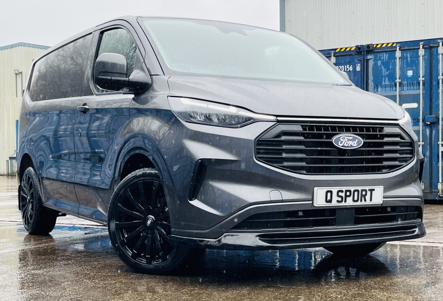 All new Ford Transit Custom Q Sport 2024 Grey - Quadrant Vehicles