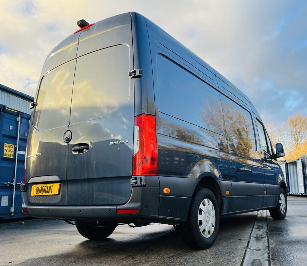 Mercedes Sprinter Back Rear View by Quadrant Vehicles