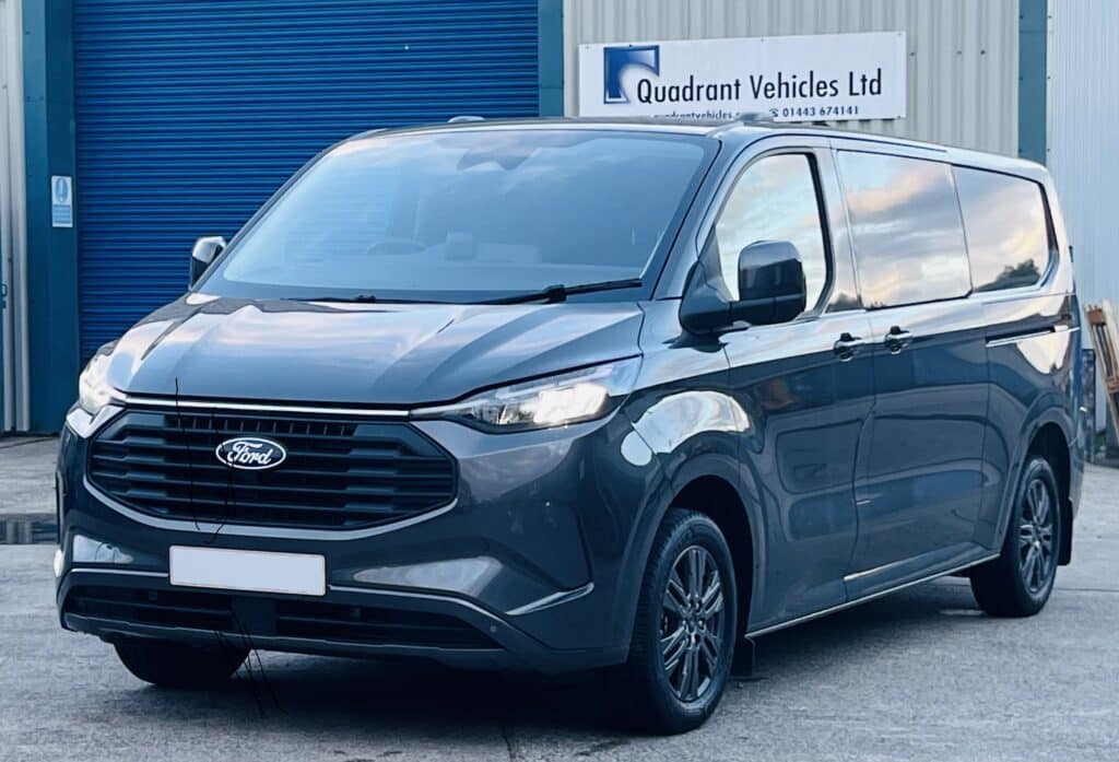 Ford Transit Custom Electric in Magnetic Grey