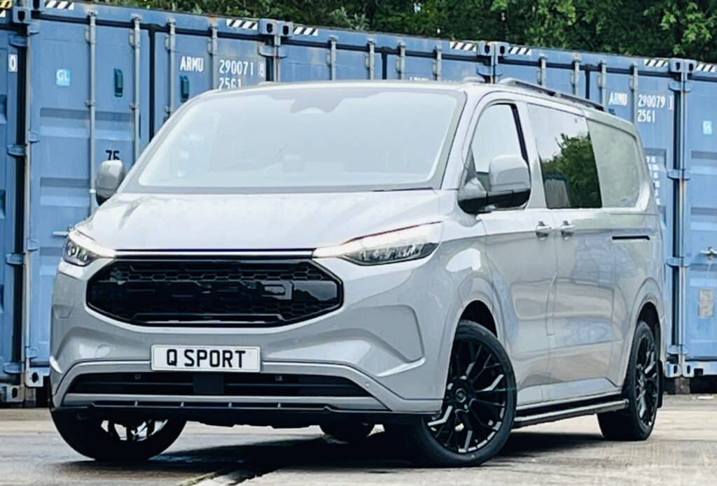 Ford Transit Custom Q Sport Electric in GREY MATTER