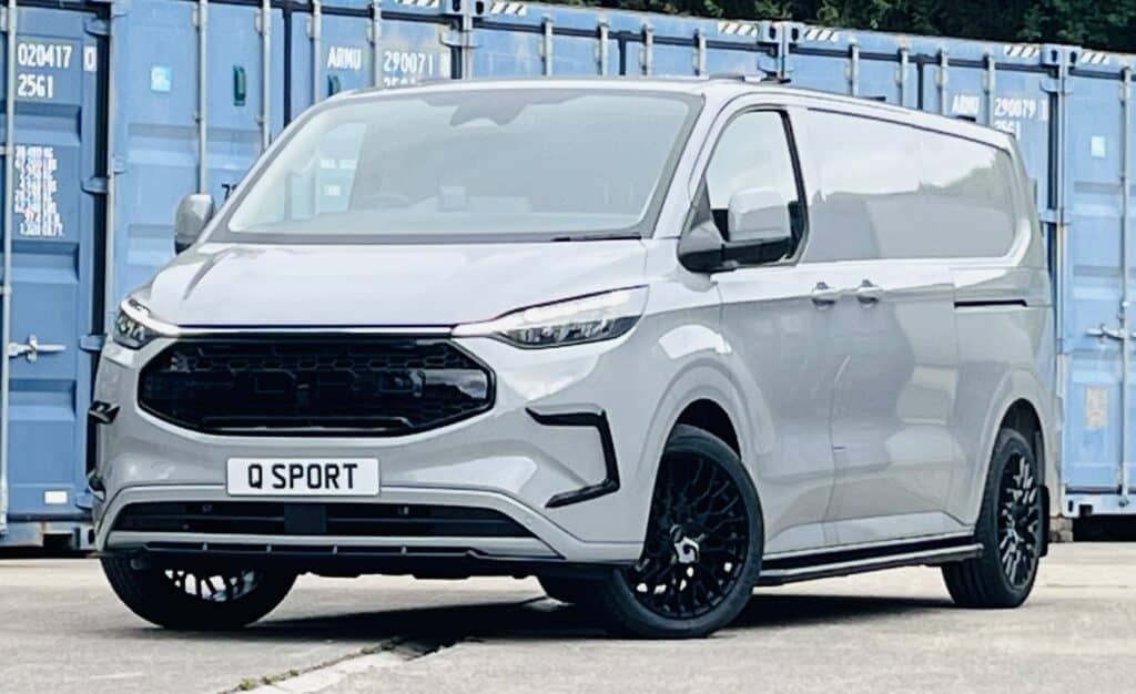 Ford Transit Custom Q Sport Electric in Grey Matter
