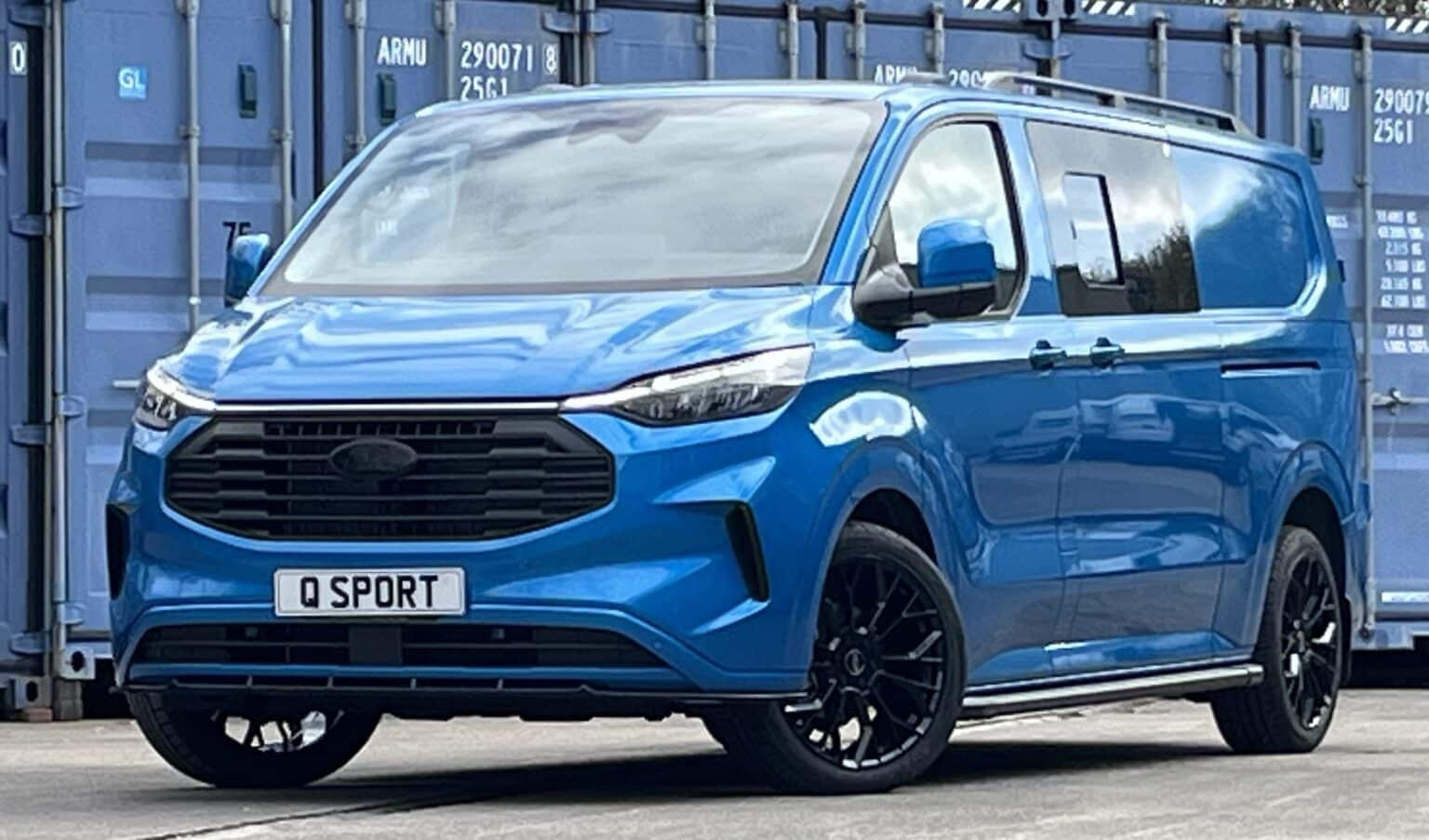 Ford Transit Custom Q Sport in Blue by Quadrant Vehicles 1 Ford Transit Custom Q Sport in Blue by Quadrant Vehicles